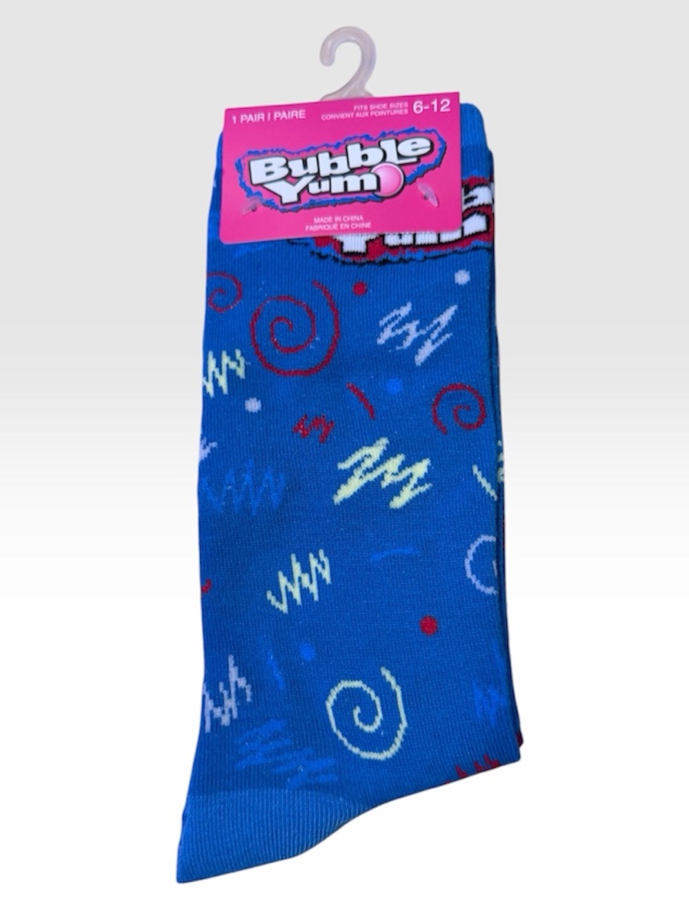 ⭐️ Bundle 5 for $13 • Bubble Yum Hershey’s Brand Blue Patterned Unisex Socks